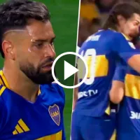 VIDEO | El golazo de Milton Giménez para Boca y el picante cruce posterior entre Cavani y Zeballos