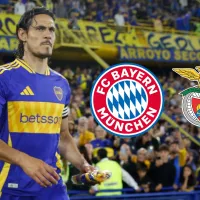 Serán rivales de Boca: cómo le fue a Edinson Cavani enfrentando a Bayern Munich y Benfica