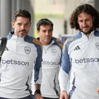 ¿Vuelve y juega? Coloccini le marcó a Gago a Gastón Gerzel que está en el ascenso, pero pertenece a Boca