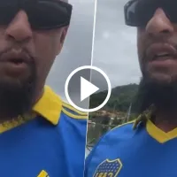 Felipe Melo se mostró con la camiseta de Boca que le regaló Riquelme, pero hizo una confesión para todos los hinchas