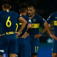 Wanchope Ábila se cruzó con dos excompañeros que tuvo en Boca en la terminal de Buquebus: "Amigos"