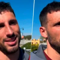 La reacción de Jonathan Calleri cuando le preguntaron si Gallardo lo llamó para jugar en River