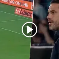 VIDEO | No se vio: qué le dijo Fernando Gago a Falcón Pérez ni bien Racing hizo el primer gol