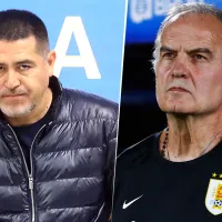 "Riquelme conmigo...": la fuerte frase de Bielsa sobre el presidente de Boca