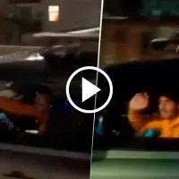 Viral: un grupo de hinchas de Boca se encontró a Cavani en plena autopista