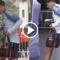 VIDEO | La broma de Miguel Merentiel en Lima asustó a todos los hinchas de Boca