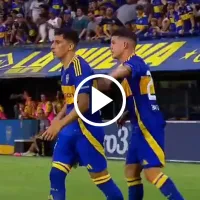 VIDEO | Pasó de todo: el gol de Merentiel luego de que la gente de Boca cantara "Jugadores"