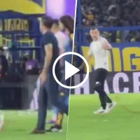 ¿Qué pasó? Fernando Gago y un picante cruce con el DT de Aldosivi después del triunfo de Boca