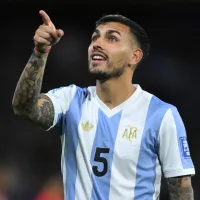 Paredes invitó a Camilo Rey Domenech al predio de AFA y hubo intercambio de regalos