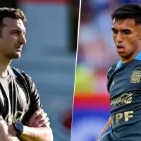 ¿El futuro de la Selección Argentina? El esperanzador mensaje de Scaloni para Milton Delgado