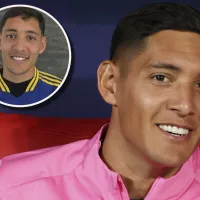 Nahuel Molina se puso la camiseta de Boca de Juan Barinaga: “Un placer”