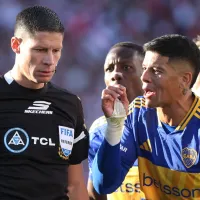 Marcos Rojo se quejó por una decisión del árbitro del Boca-River: “No entiendo qué estaba viendo”
