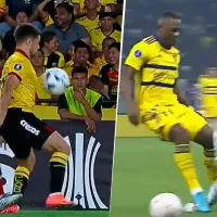 El mismo árbitro que expulsó a Advíncula a los 10 segundos ni amonestó a Enzo Pérez por este pisotón