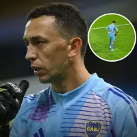 No se vio: la cábala de Marchesín durante los penales en Boca-Lanús