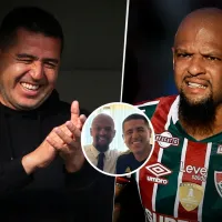 Los 4 regalos de Riquelme a Felipe Melo: “Quedarán por siempre”