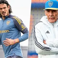 Russo habló con Edinson Cavani: cómo fue la charla entre el DT de Boca y el delantero, a pocos días de Benfica