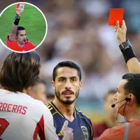 Viral: qué tenía en la mano el árbitro mexicano cuando expulsó a Nicolás Figal