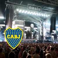 Apareció un hincha de Boca en la vuelta de Oasis y fue viral: “Estamos en todos lados”