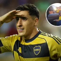 Los hinchas de Boca apoyan a Merentiel en medio de la polémica: así reaccionaron cuando salió del predio