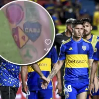Inesperado: Campuzano se fue hace poco de Boca, pero sorprendió con el escudo tatuado en la pierna
