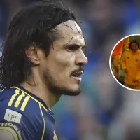 Los fuertes gestos de Cavani a la platea de Independiente Rivadavia: “Agarrá la pala”