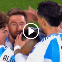 Gran pase de Paredes: el golazo de Messi para Argentina ante Venezuela