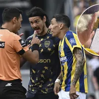 Le miró el celular a un hincha de Central durante el partido ante Boca y lo que vio fue viral: "Estoy llorando de risa"