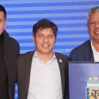 Juan Román Riquelme, junto al Chiqui Tapia y Axel Kicillof: el motivo