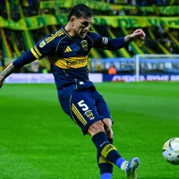 El gesto de impotencia de Leandro Paredes en pleno partido entre Boca y Defensa y Justicia