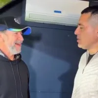 Juan Román Riquelme se encontró con un otro famoso artista internacional en La Bombonera: “Usted es el ídolo de mi mamá”