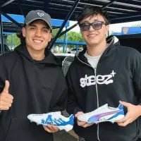 Los nuevos botines de Exequiel Zeballos, con diseño especial por su histórico festejo de gol ante River