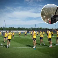 Llegó en helicóptero: el jugador de Boca que se sumó a la pretemporada de una manera inusual