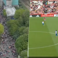 Frustración total: hinchas del Arsenal abandonan el estadio