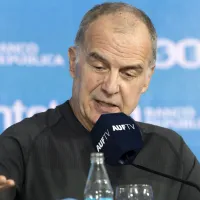 Bielsa brevemente: 'Cuando Uruguay juegue con Chile...'