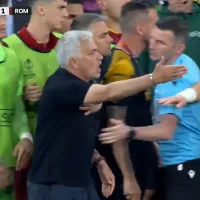 Mou casi se pone a pelear en la final de la Europa League