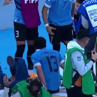 ¡Tremendo porrazo! La accidentada celebración de Uruguay Sub 20
