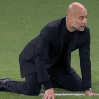 ¡A lo perrito! Pep se la vive en la final de la Champions