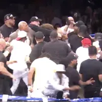 Pelea de exhibición de Mayweather termina en batalla campal