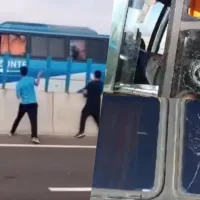 Bus de San Marcos es apedreado por los iquiqueños