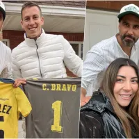 La estelar reunión de Nacho González con Claudio Bravo