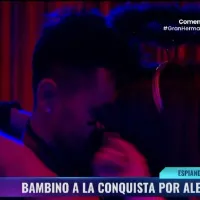 Así fue el primer beso entre Alessia y Bambino en Gran Hermano