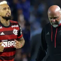 Del amor al odio: Vidal se va de Flamengo enemistado con Sampaoli