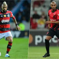 Fernandinho le da una particular bienvenida a Vidal al 'Asilo Paranaense'