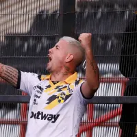 Así quedó la celebración de Holgado a lo Totti con hinchas de Coquimbo