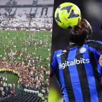 Hinchas de la Juve invaden la cancha para exigir que no llegue Lukaku