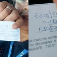 Conductor recibió una multa por abrir puerta trasera de la micro