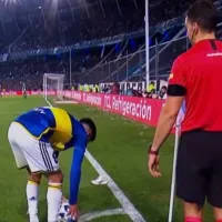 Insólito: lanzan una zapatilla a jugador de Boca Juniors