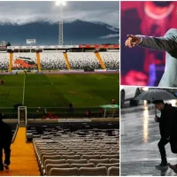 La Roja en alerta por el Monumental tras lluvias y Bruno Mars