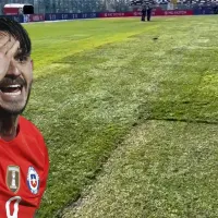 Pinilla espantado con los parches de pasto del Monumental