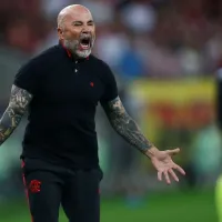 Jorge Sampaoli hace el tony en la Final de Copa de Brasil